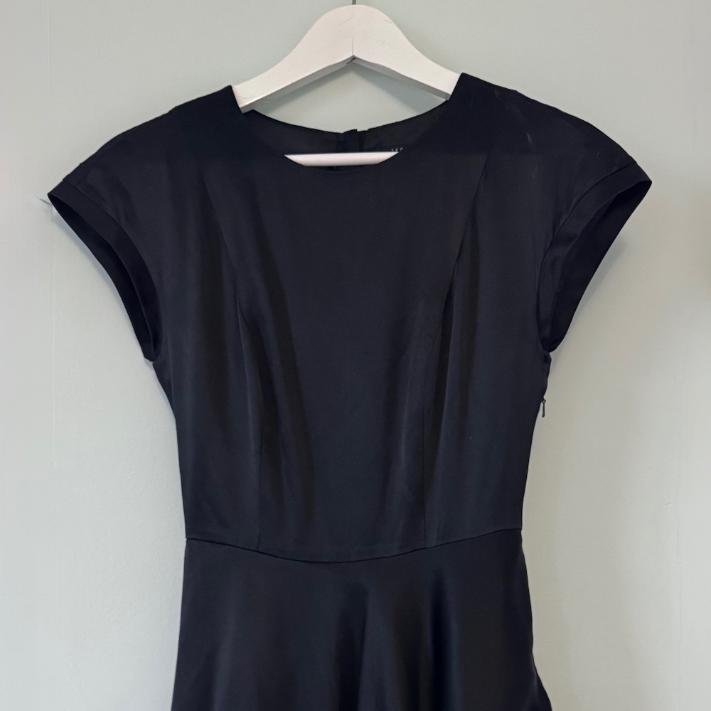 Ted Baker London black silk dress (US 2)